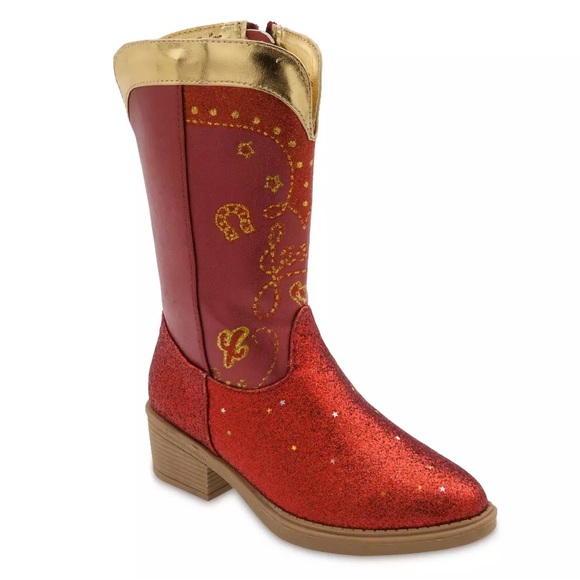 Disney Other - Disney Jessie ToySTORY Cowgirl Red Glitter Boot